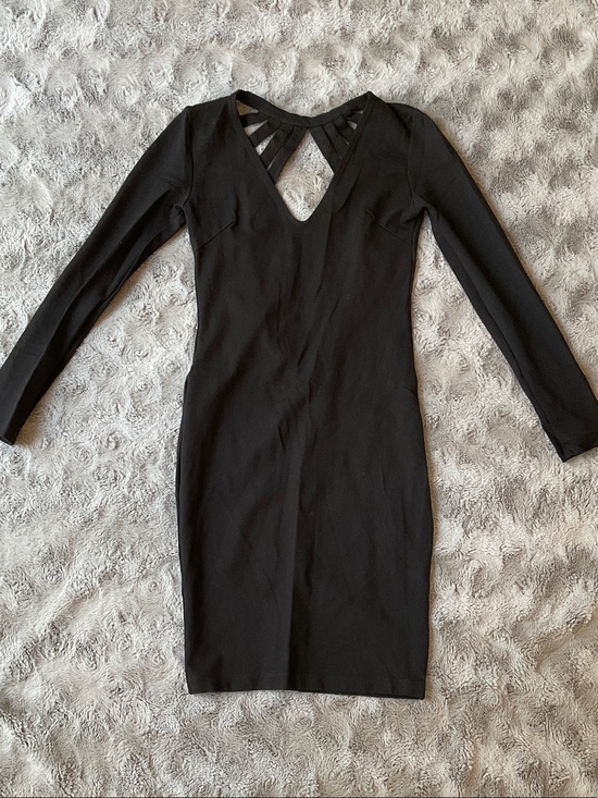 Fashion Nova Dresses & Skirts - Black long sleeve mini body icon dress